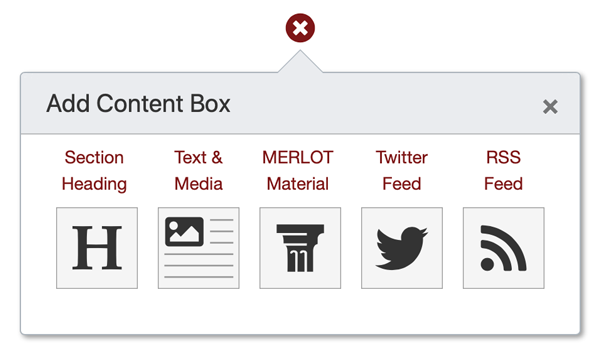 Add content box